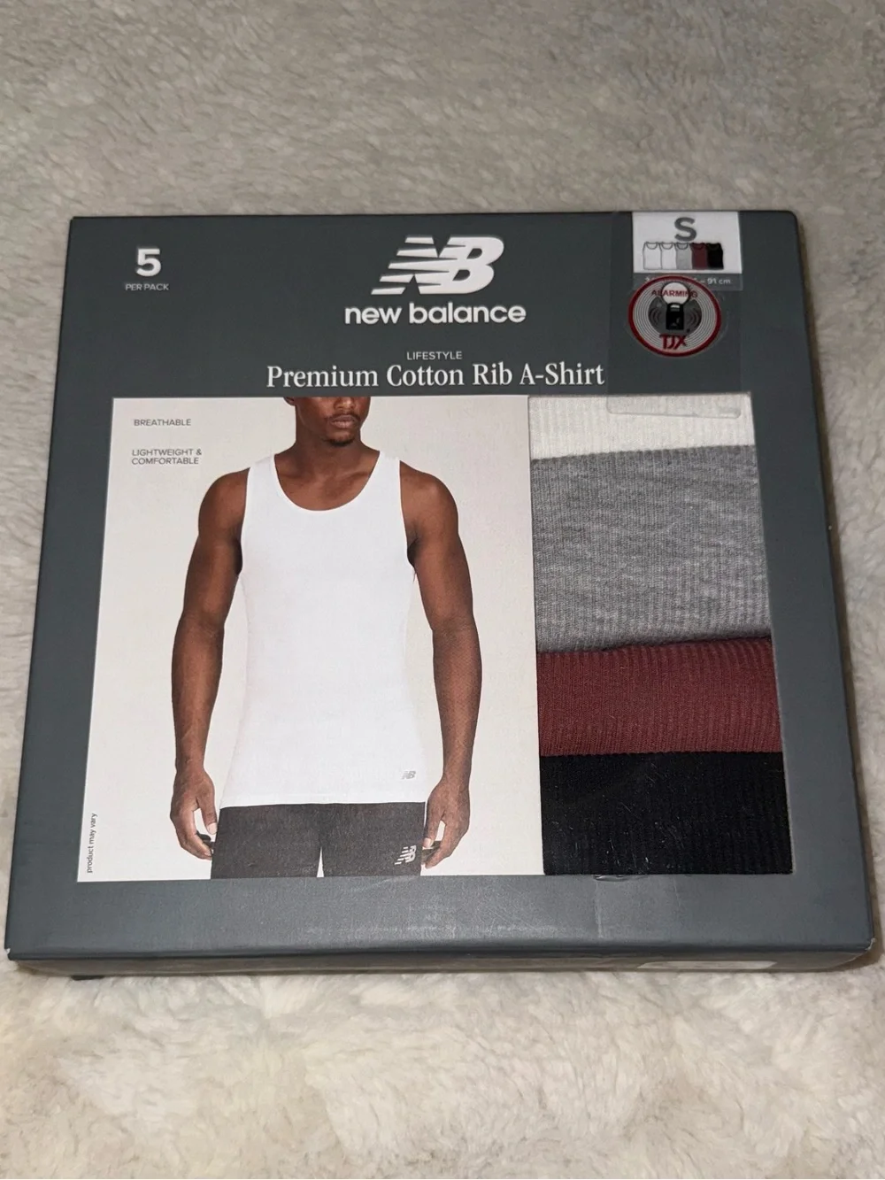 New Balance Men’s Ribbed Tanks Set of 5